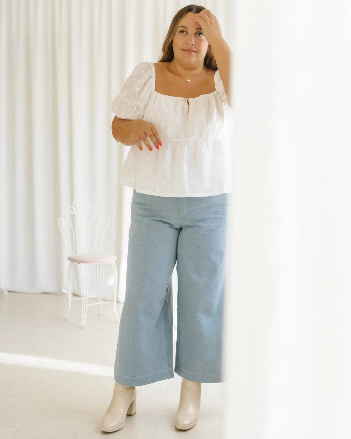 Last Chance | Pierrot Pants | Light Denim | XXL sold by Harly Jae product image thumbnail 3