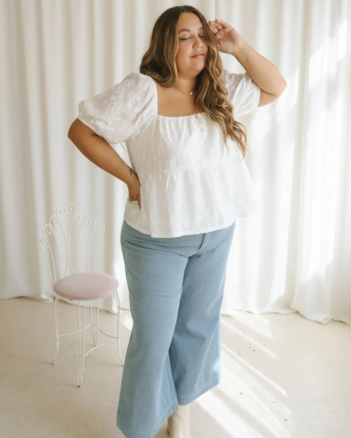 Last Chance | Pierrot Pants | Light Denim | XXL sold by Harly Jae product image thumbnail 2