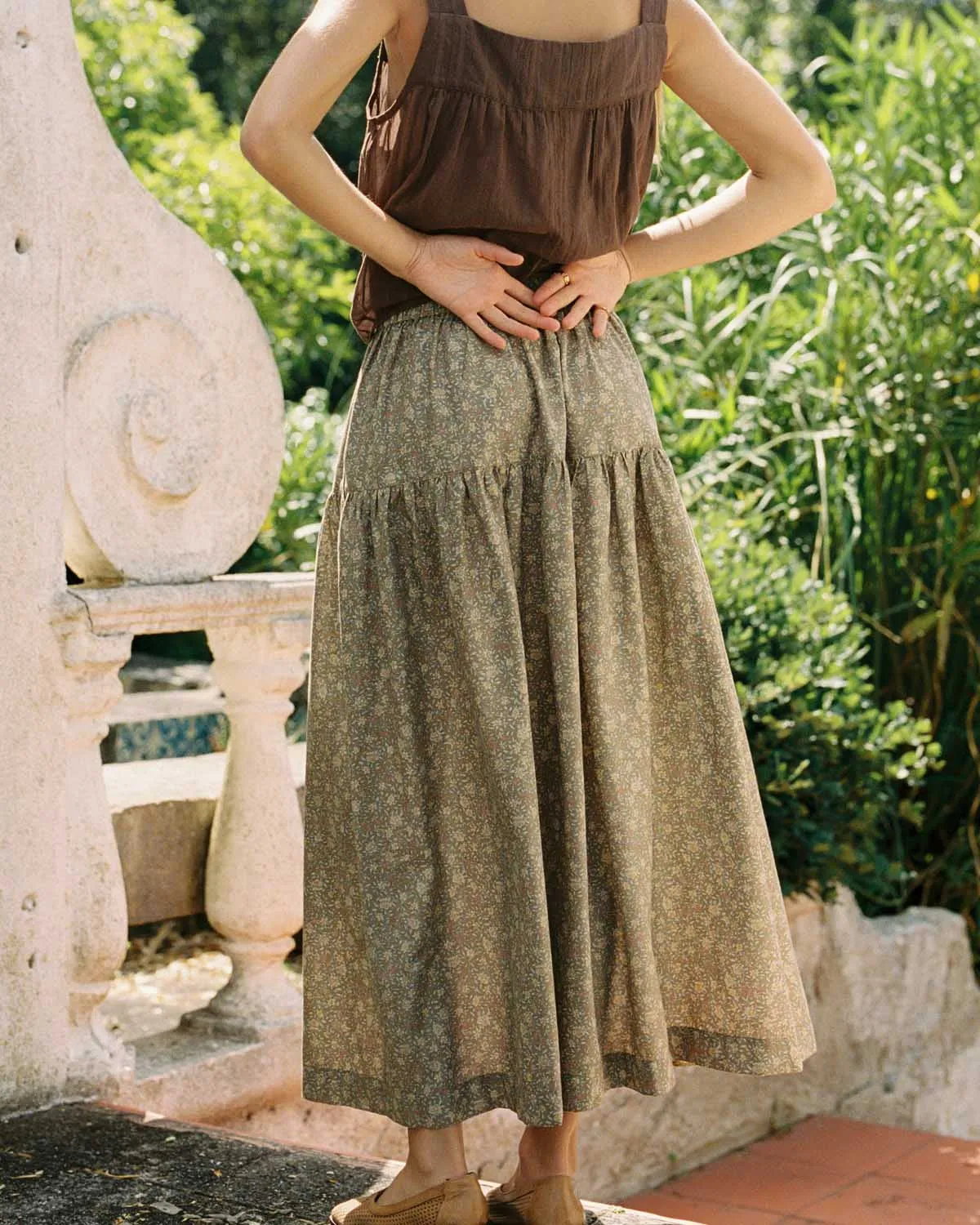 Last Chance | Prairie Skirt | Chai Blossom | 1X sold by Harly Jae product image thumbnail 5