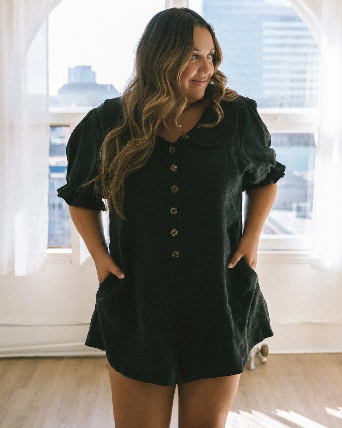 Last Chance | Dorothy Romper | Black | XL sold by Harly Jae product image thumbnail 2