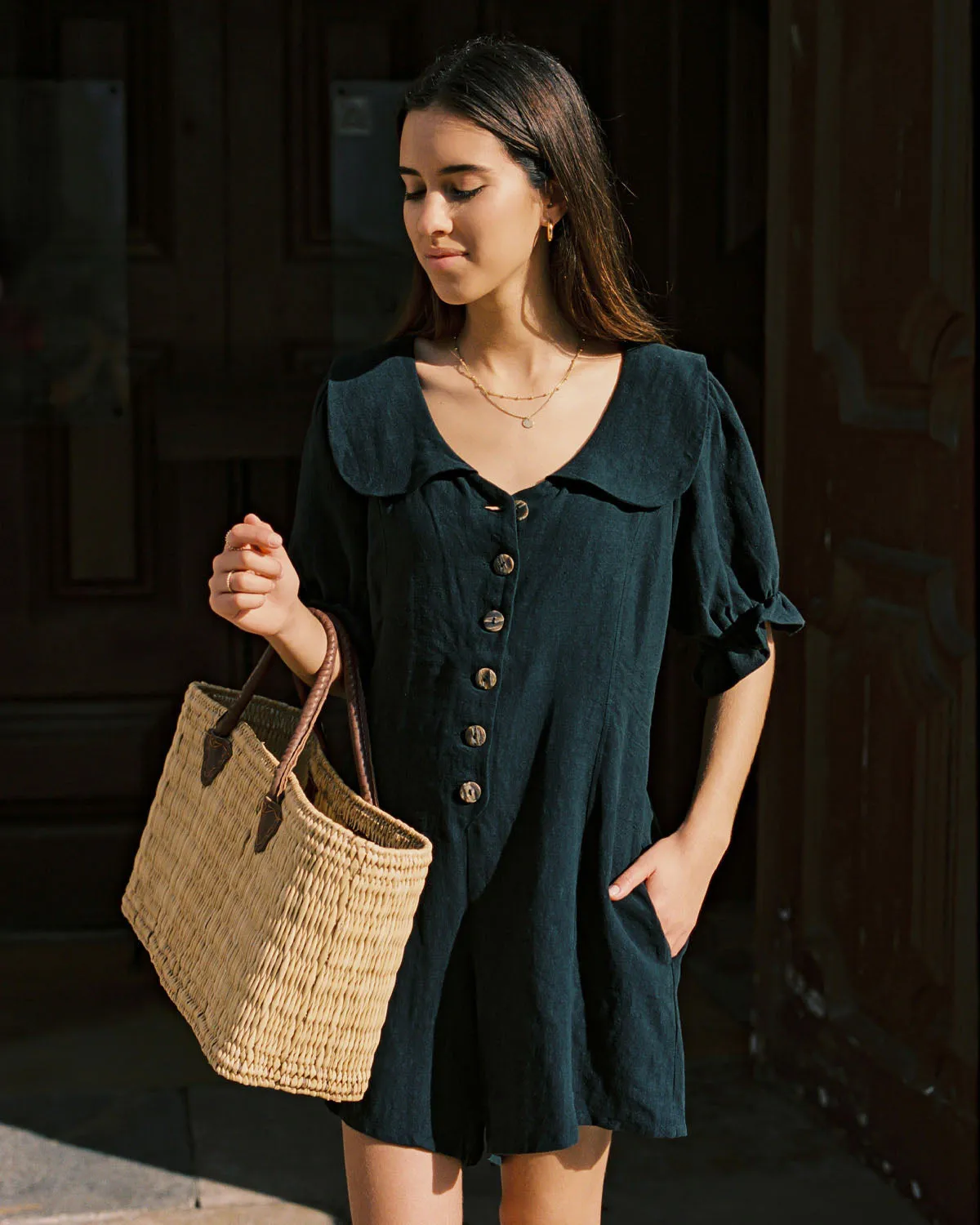 Last Chance | Dorothy Romper | Black | XS sold by Harly Jae product image thumbnail 5
