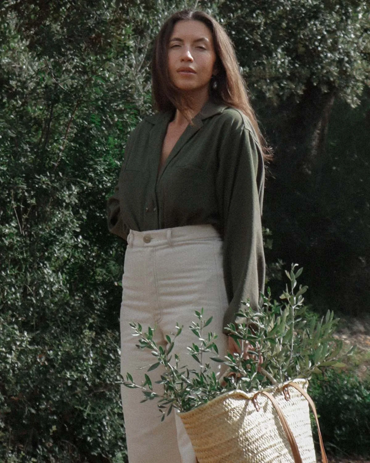 Last Chance | House Blouse | Olive | 2X/3X sold by Harly Jae product image thumbnail 5