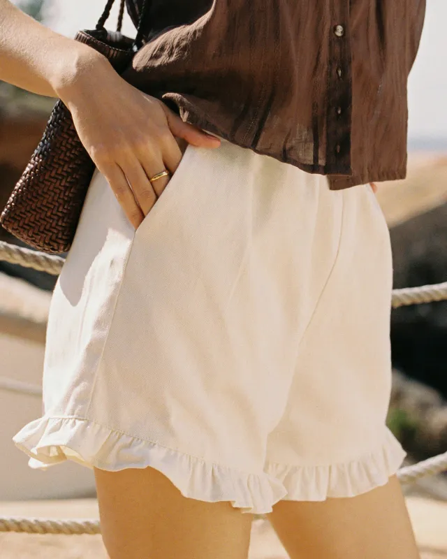 Last Chance | Clémentine Shorts | Cream | XXL/1X sold by Harly Jae