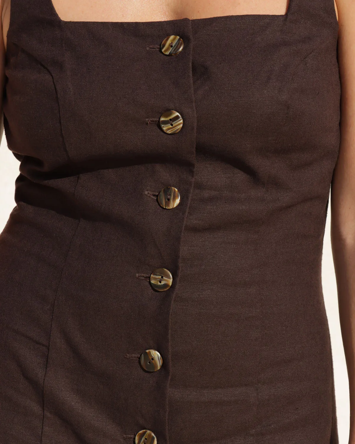 Last Chance | Provence Dress | Espresso | 1X sold by Harly Jae product image thumbnail 5