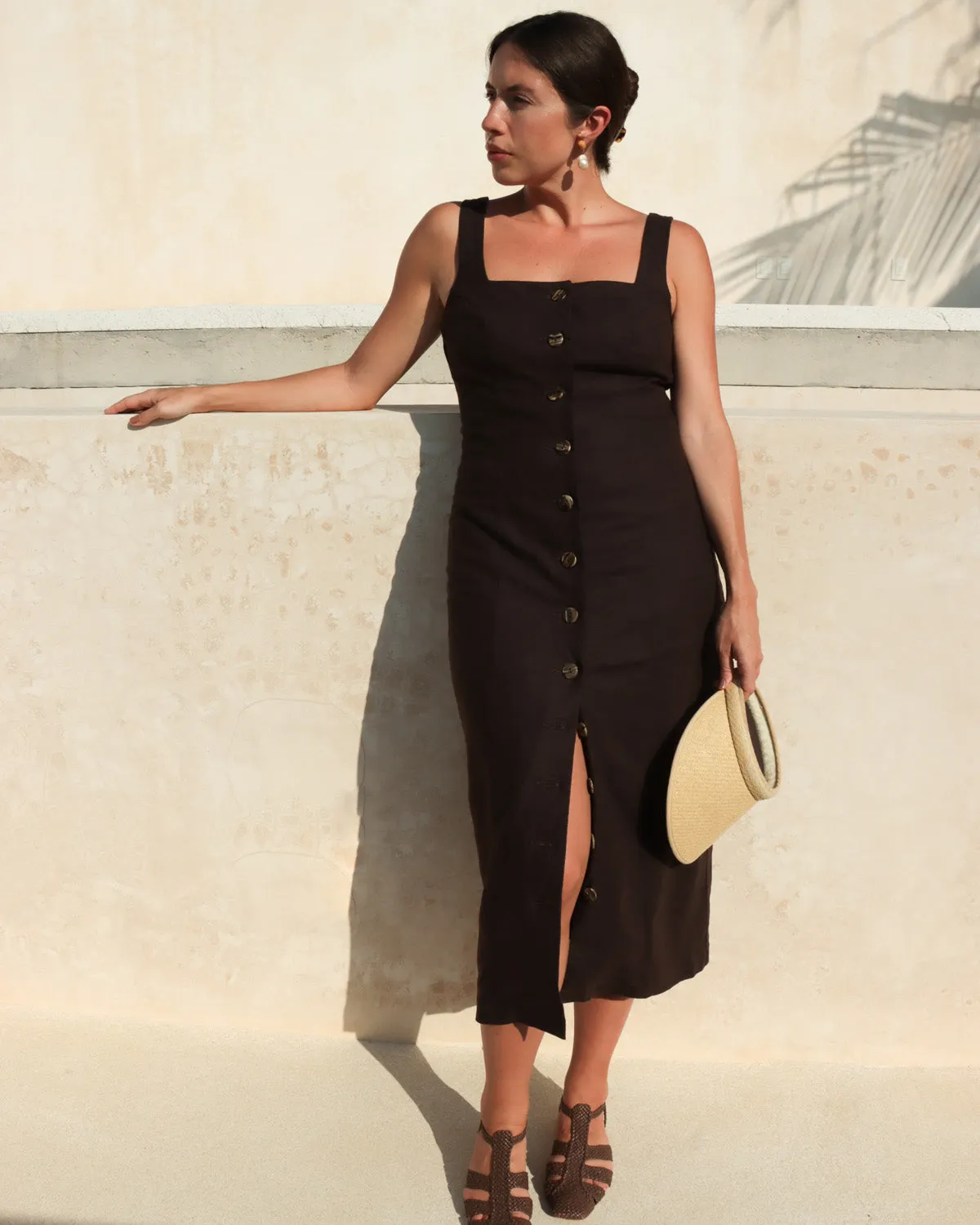 Last Chance | Provence Dress | Espresso | 1X sold by Harly Jae product image thumbnail 2