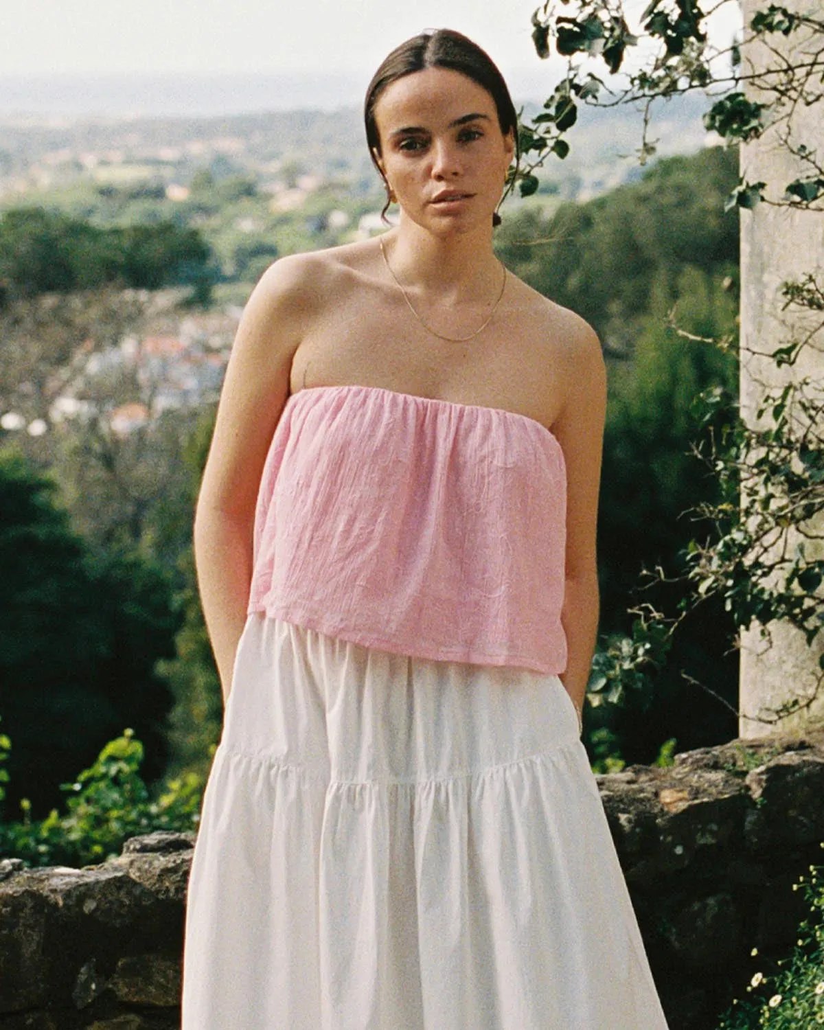 Photo Sample | Tully Top | Pink Bloom | L/XL sold by Harly Jae