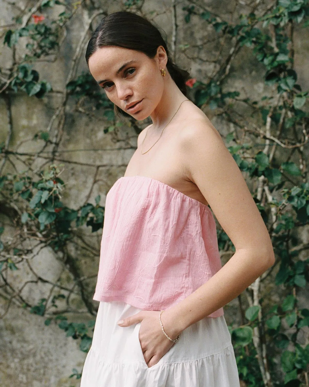 Photo Sample | Tully Top | Pink Bloom | L/XL sold by Harly Jae product image thumbnail 3