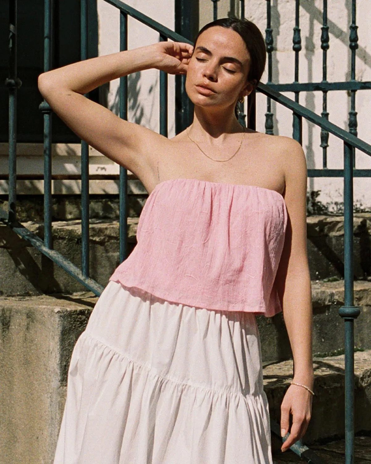 Photo Sample | Tully Top | Pink Bloom | L/XL sold by Harly Jae product image thumbnail 2