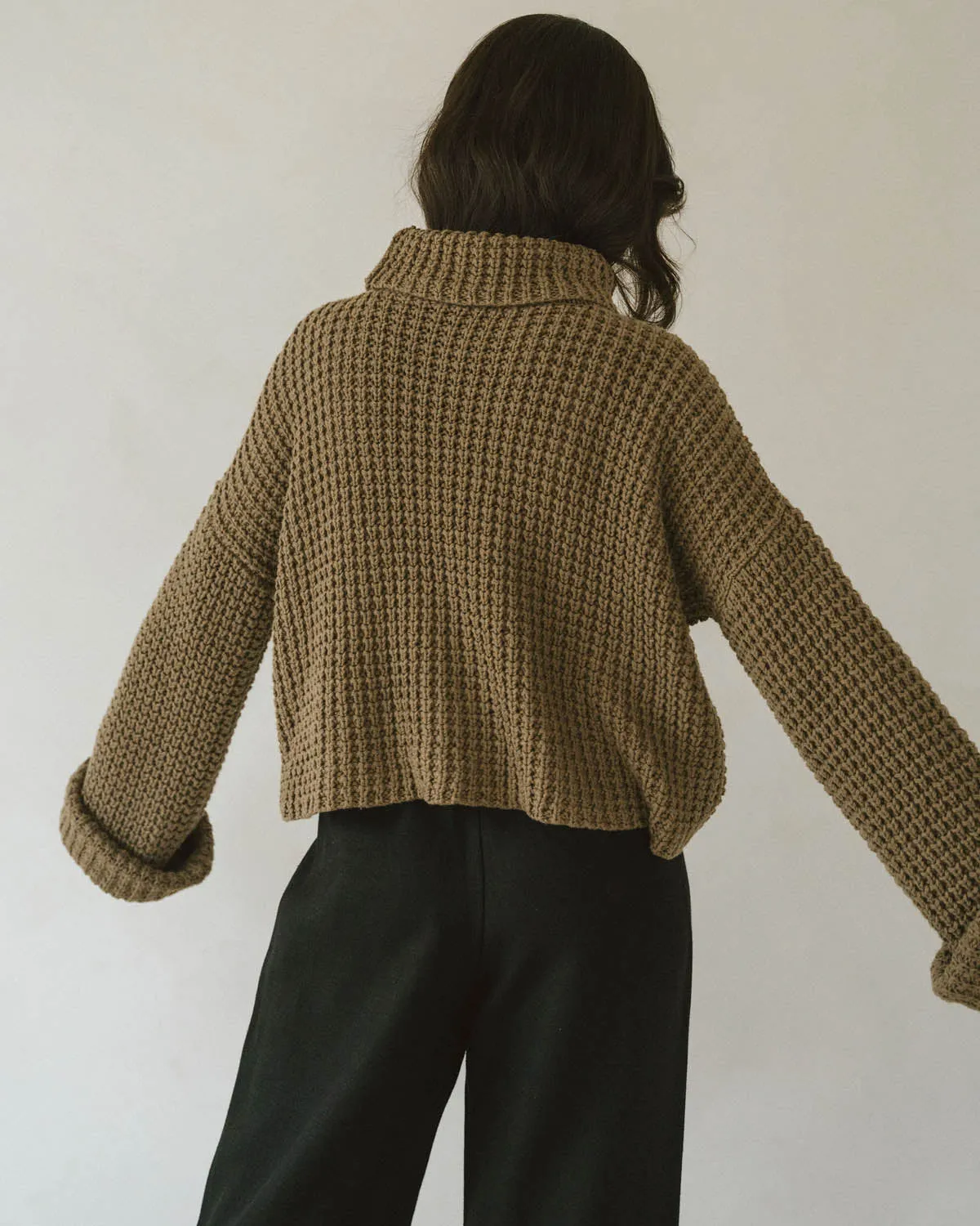 Sample | Les Alpes Sweater | Bark | XXL/1X sold by Harly Jae product image thumbnail 4