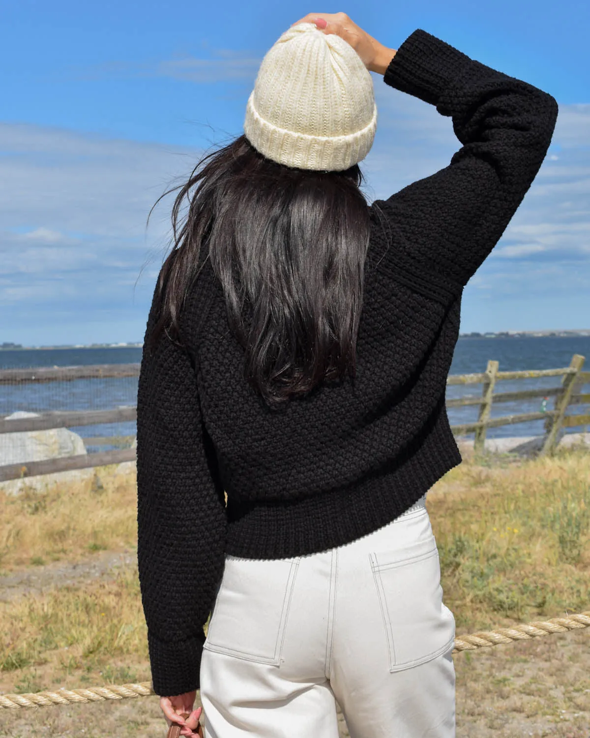 Meadow Zip Cardigan | Black sold by Harly Jae product image thumbnail 2