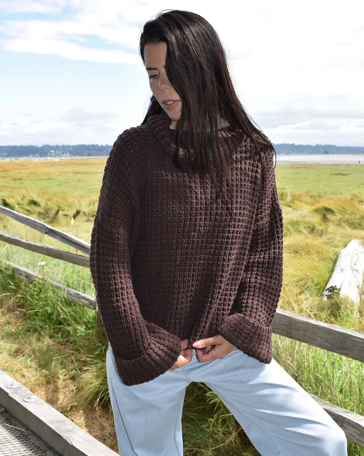 Les Alpes Sweater | Cocoa sold by Harly Jae product image thumbnail 3