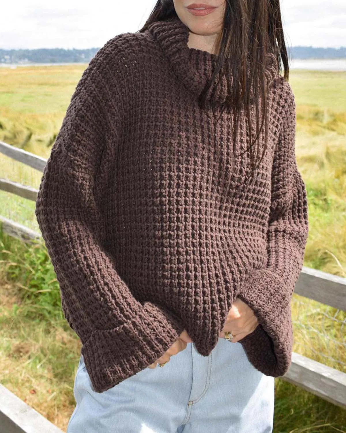 Les Alpes Sweater | Cocoa sold by Harly Jae product image thumbnail 2