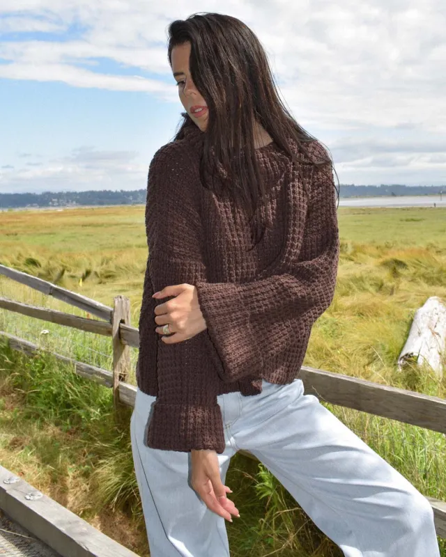Les Alpes Sweater | Cocoa sold by Harly Jae
