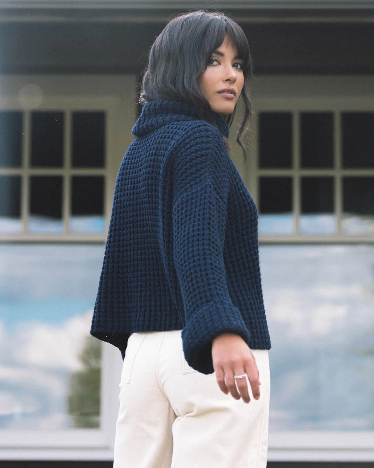 Les Alpes Sweater | Navy sold by Harly Jae product image thumbnail 4