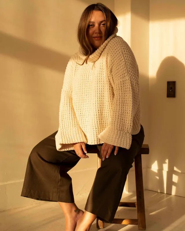 Les Alpes Sweater | Cream sold by Harly Jae
