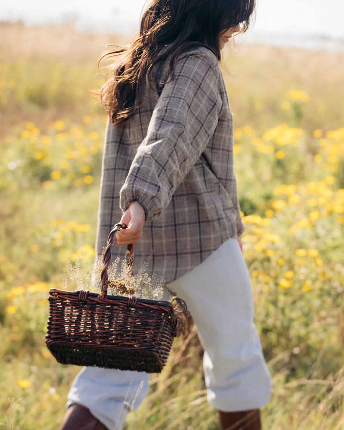 House Blouse | Brown Plaid sold by Harly Jae product image thumbnail 3
