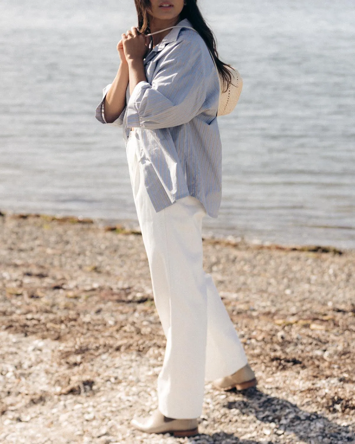 Thorne Trousers | White sold by Harly Jae product image thumbnail 5