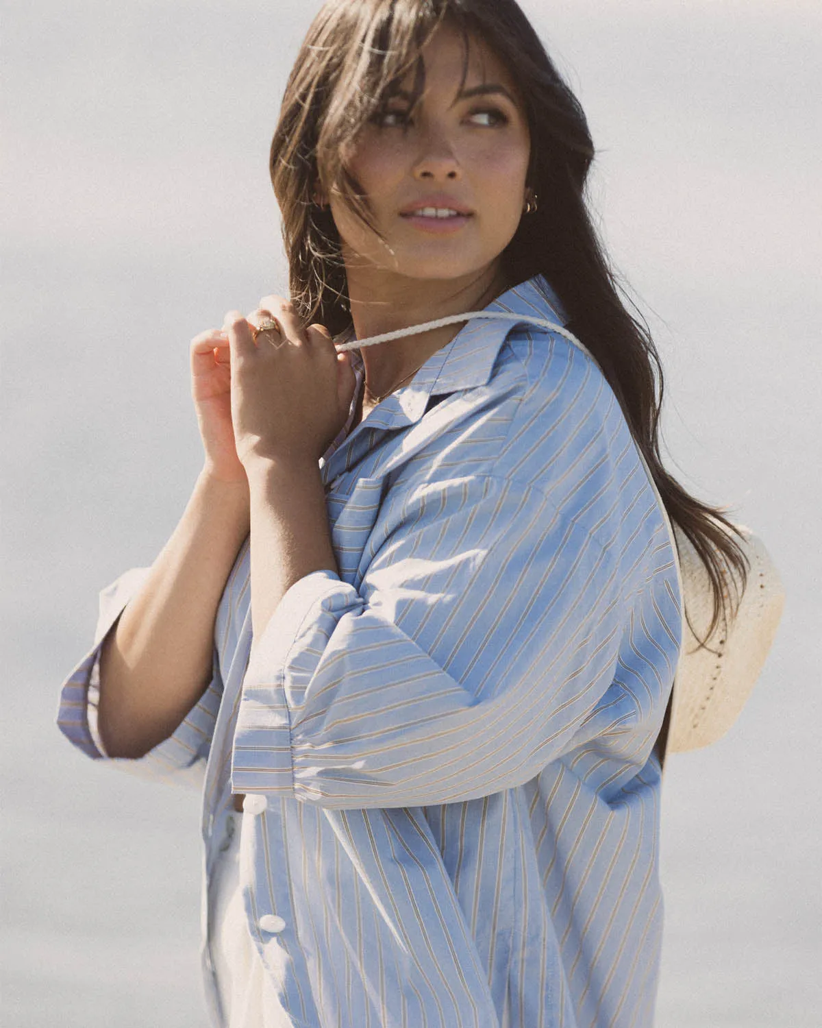 Haven Blouse | Editor's Stripe sold by Harly Jae product image thumbnail 2