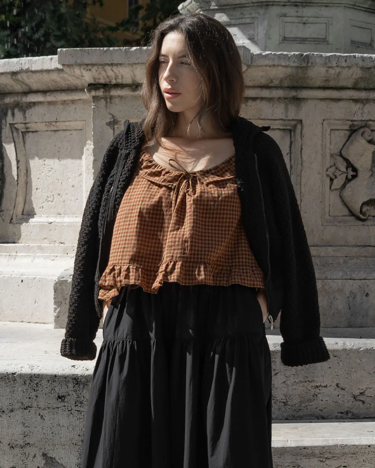 Doll Blouse | Maple Gingham sold by Harly Jae product image thumbnail 4