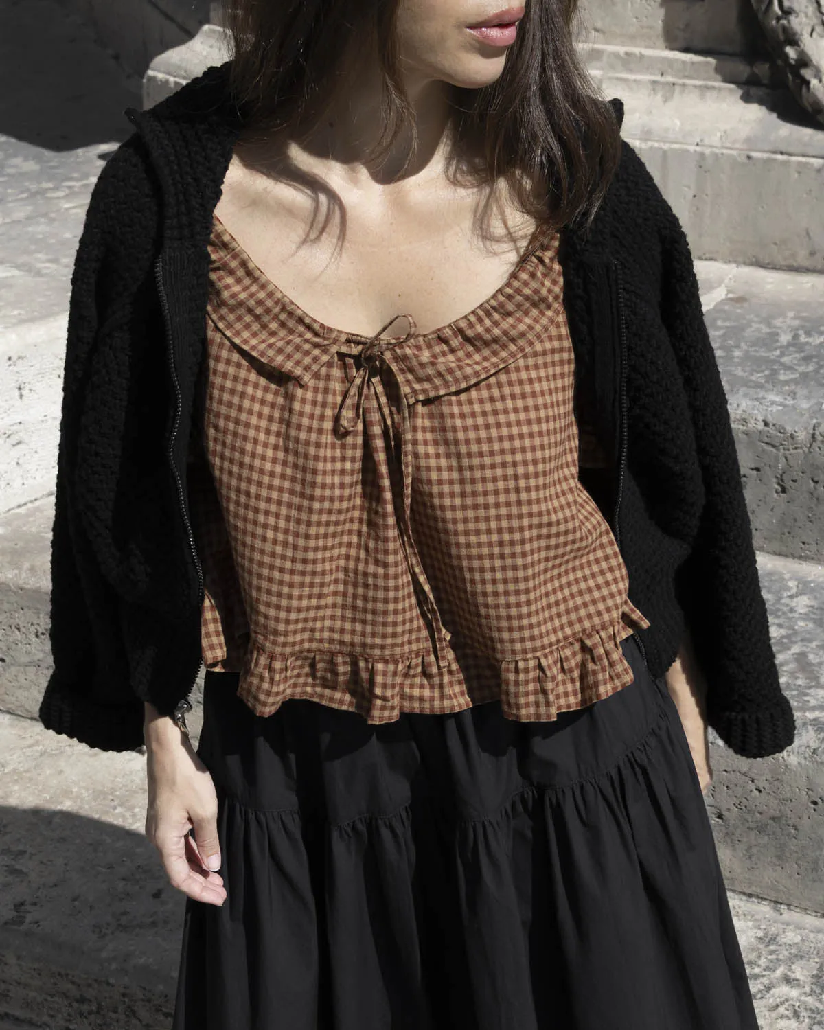 Doll Blouse | Maple Gingham sold by Harly Jae product image thumbnail 5