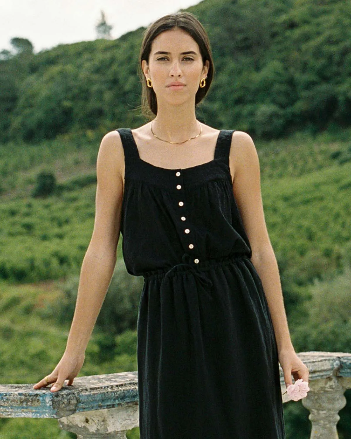 Last Chance | Nightie Tank | Noir Embroidery | 2X/3X sold by Harly Jae product image thumbnail 4