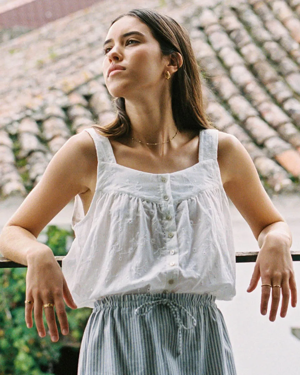 Last Chance | Nightie Tank | Snowflower | 2X/3X sold by Harly Jae product image thumbnail 5