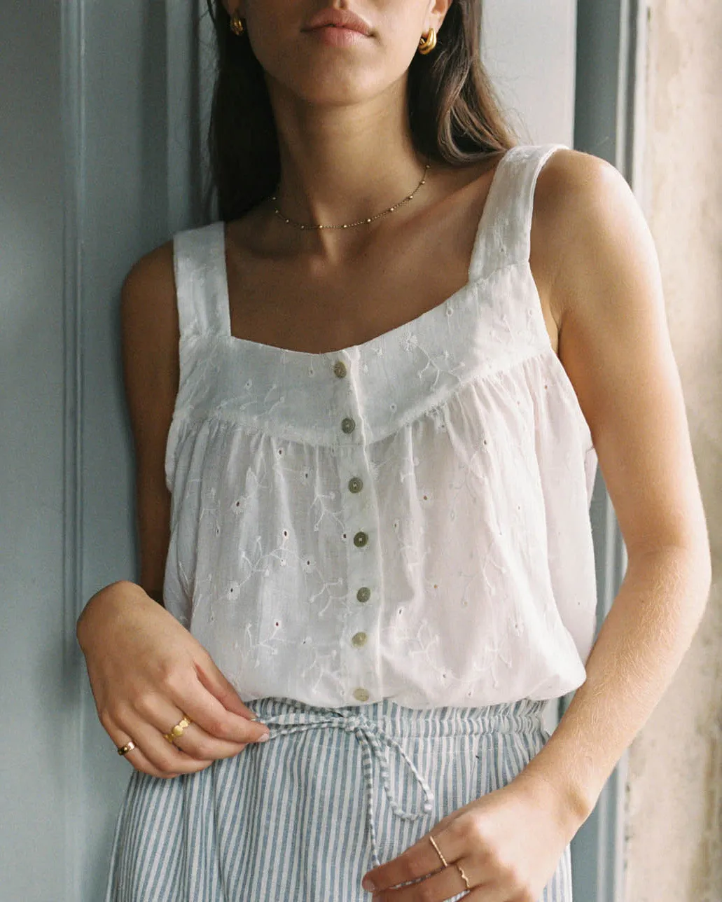 Last Chance | Nightie Tank | Snowflower | 2X/3X sold by Harly Jae product image thumbnail 2