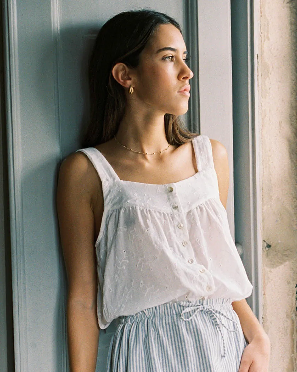 Last Chance | Nightie Tank | Snowflower | 2X/3X sold by Harly Jae product image thumbnail 4