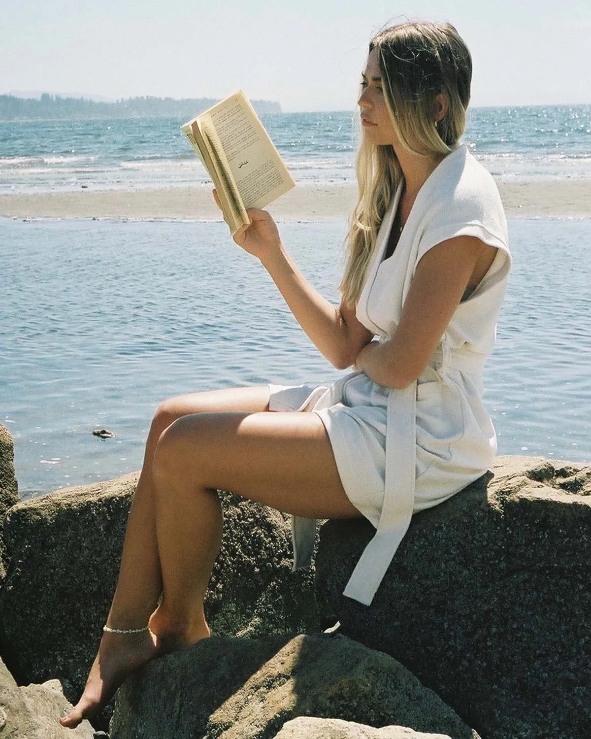 Last Chance | Coco Terry Beach Cover-Up | Ecru | XS sold by Harly Jae product image thumbnail 2