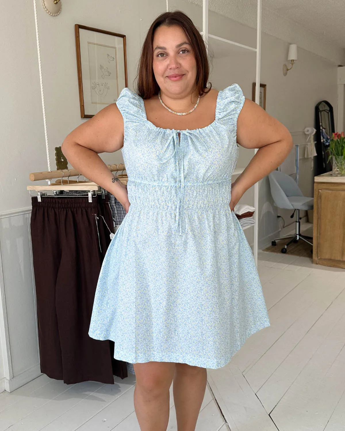 Last Chance | Amalfi Dress | Garden Party | 2X/3X sold by Harly Jae