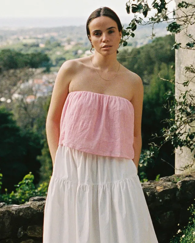 Last Chance | Tully Top | Pink Bloom | S/M made by Harly Jae