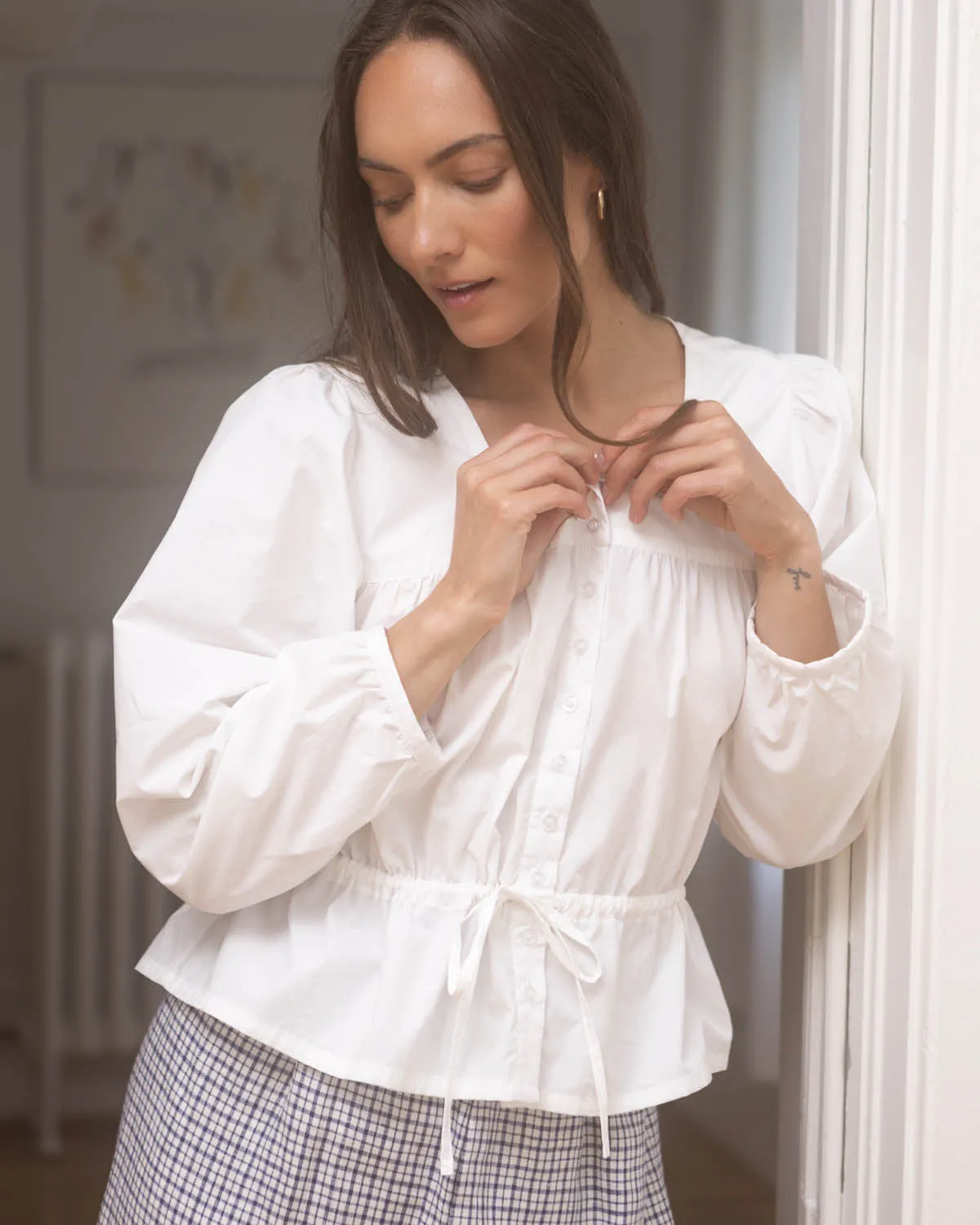 Last Chance | Belmond Blouse | Ivory | XL sold by Harly Jae product image thumbnail 2