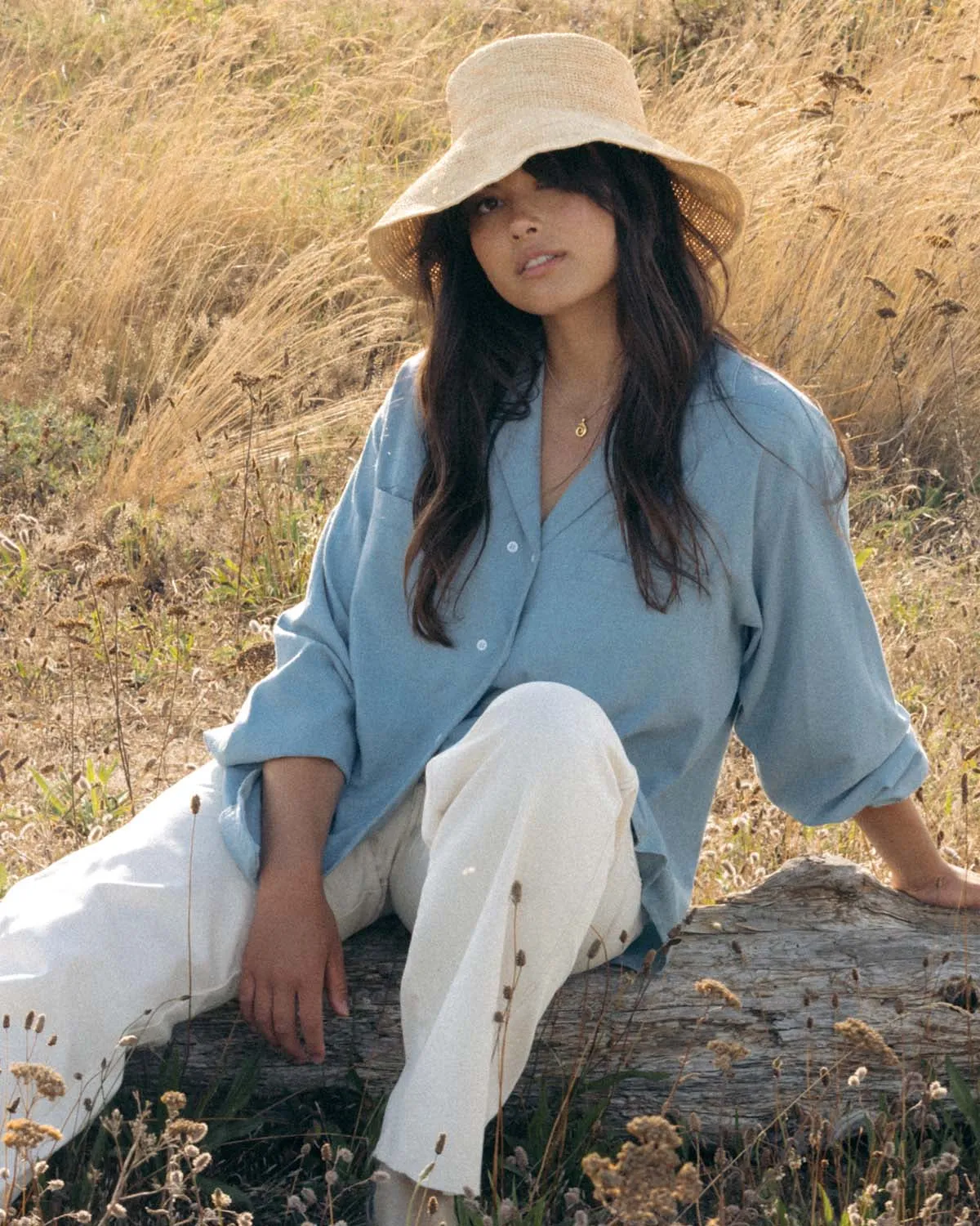 Imperfect | House Blouse | Sky | XXL/1X sold by Harly Jae product image thumbnail 2