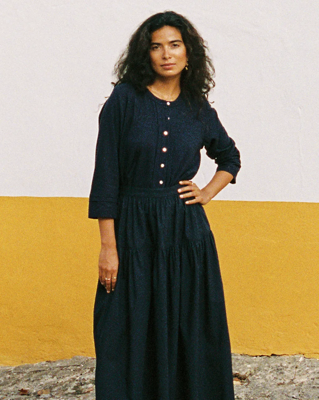 Lucia Blouse | Navy sold by Harly Jae product image thumbnail 4