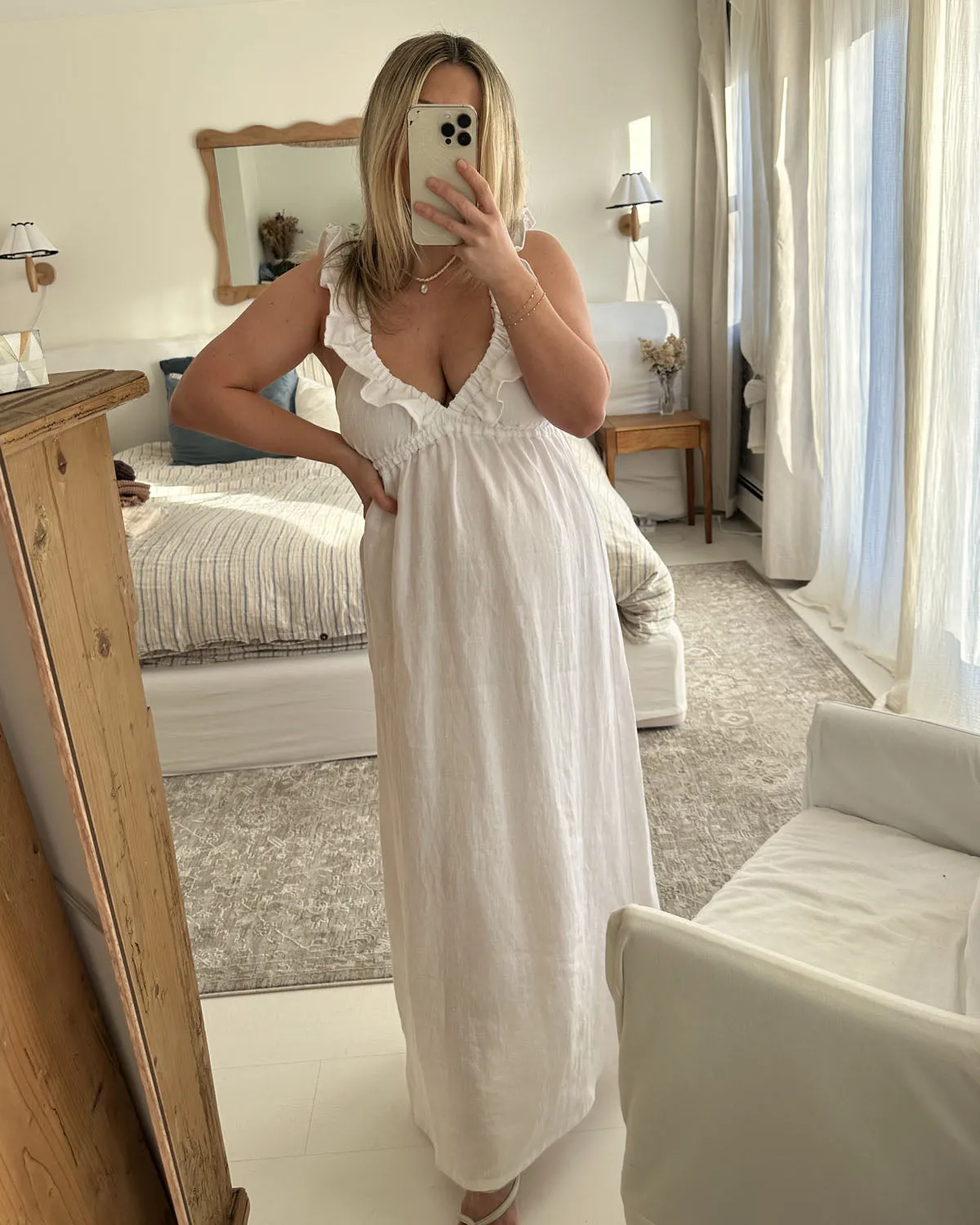 Milos Dress | White sold by Harly Jae product image thumbnail 4