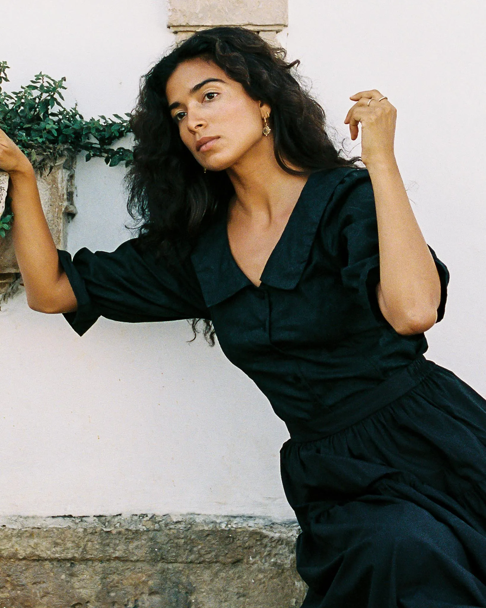 Last Chance | Ines Blouse | Noir Jacquard | XS sold by Harly Jae product image thumbnail 5