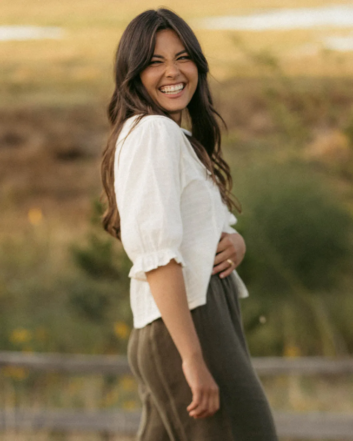 Last Chance | Ines Blouse | Natural Embroidery | XL sold by Harly Jae product image thumbnail 4