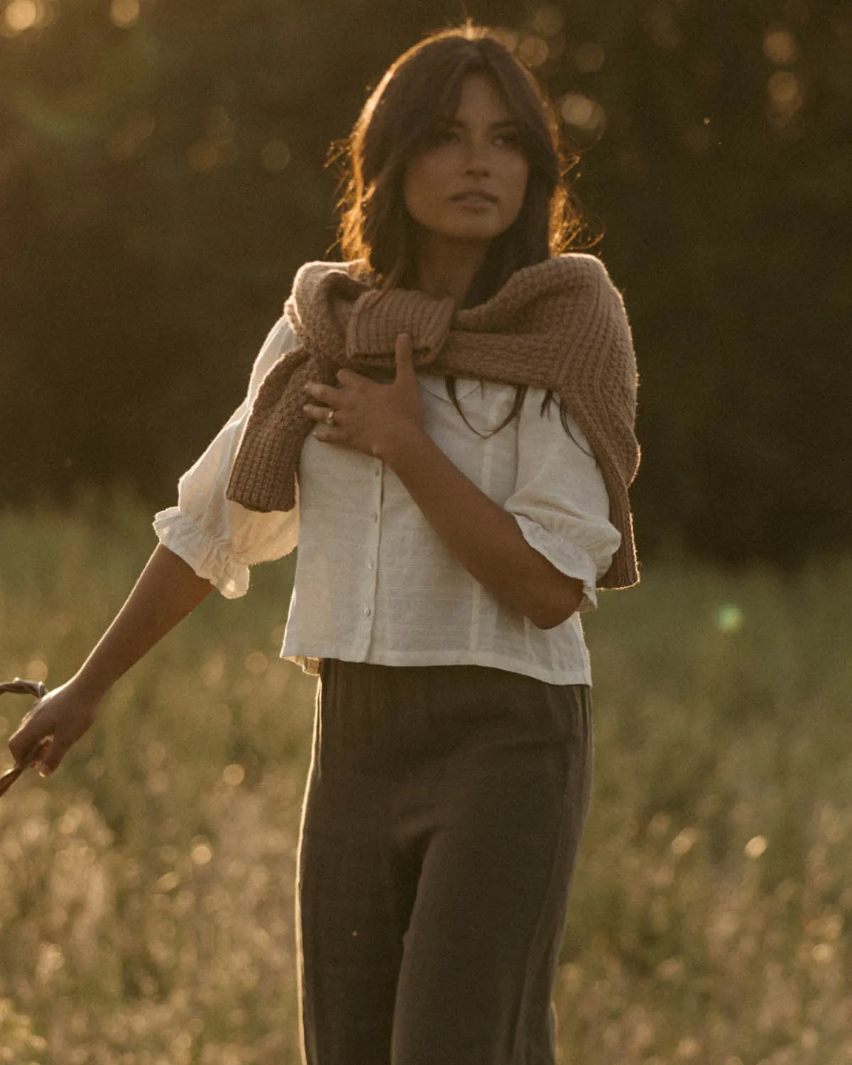 Last Chance | Ines Blouse | Natural Embroidery | XS sold by Harly Jae product image thumbnail 5