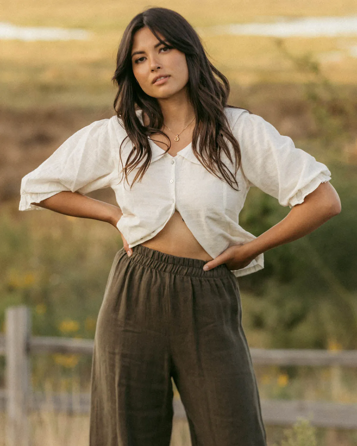 Last Chance | Ines Blouse | Natural Embroidery | XS sold by Harly Jae product image thumbnail 3