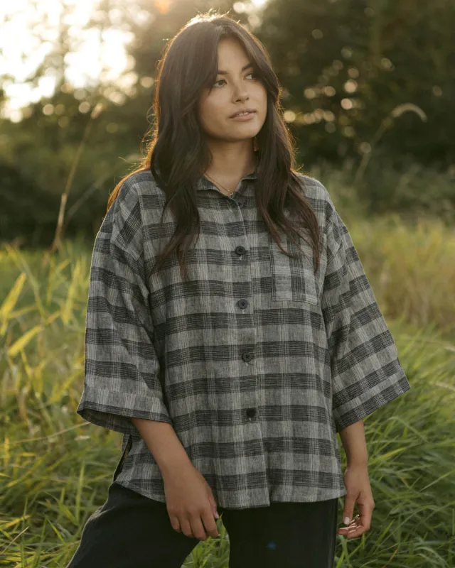 Last Chance | Haven Blouse | Moody Plaid | S/M made by Harly Jae