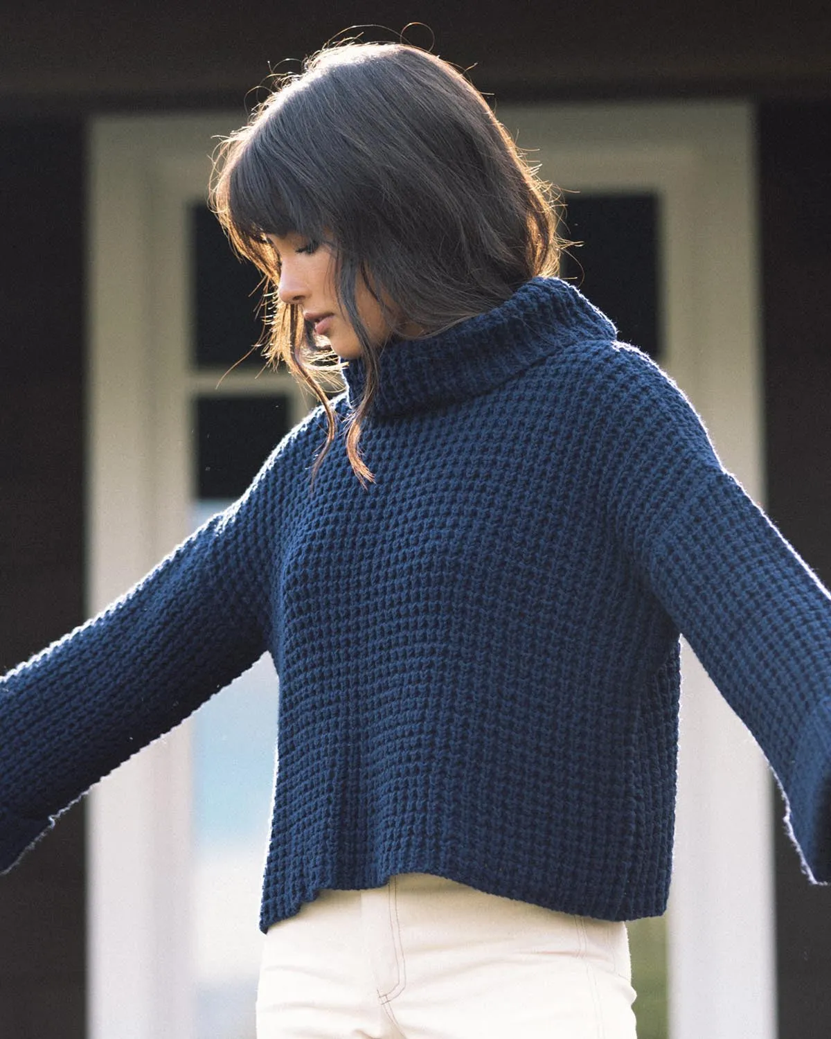 Photo Sample | Les Alpes Sweater | Navy | XS sold by Harly Jae product image thumbnail 4