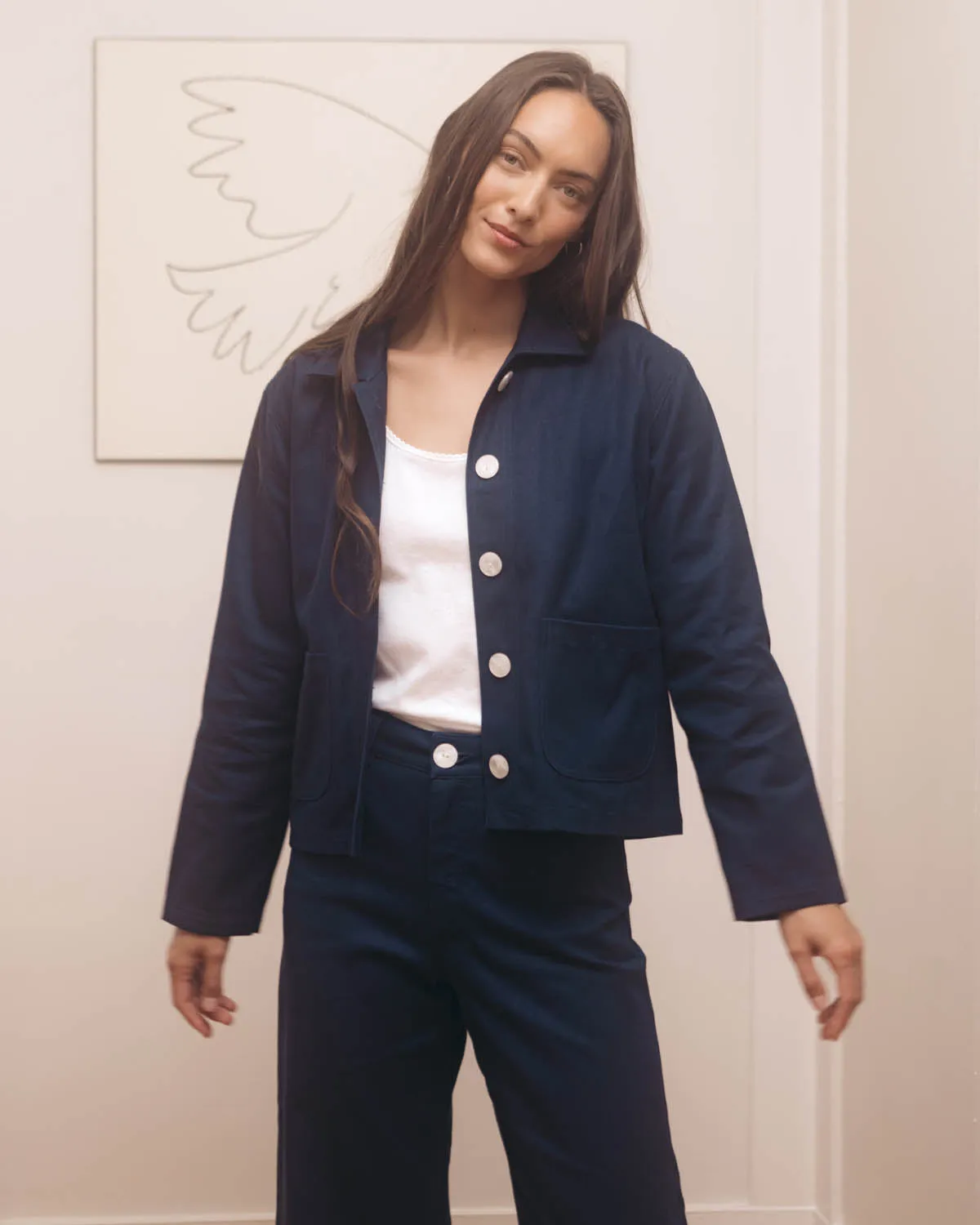 Last Chance | Pierrot Jacket | Navy | S sold by Harly Jae