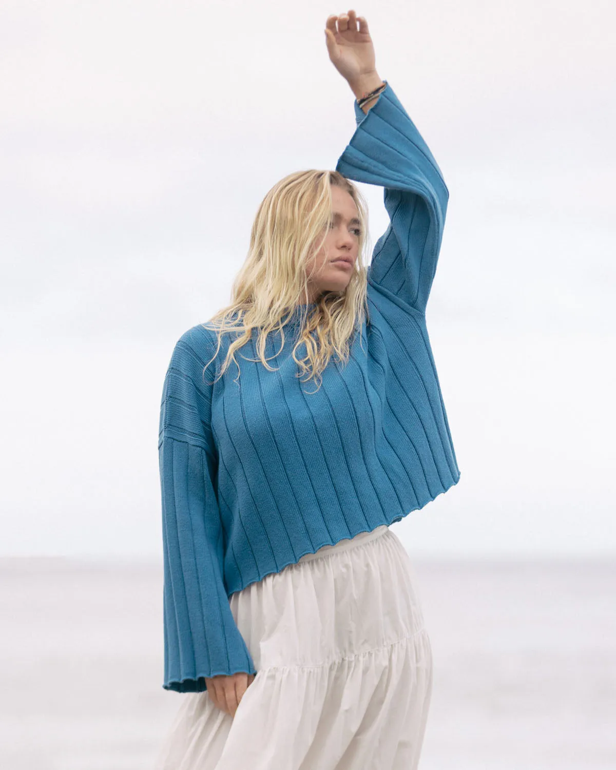 Last Chance | Muse Sweater | Blue Lagoon | XS sold by Harly Jae product image thumbnail 4