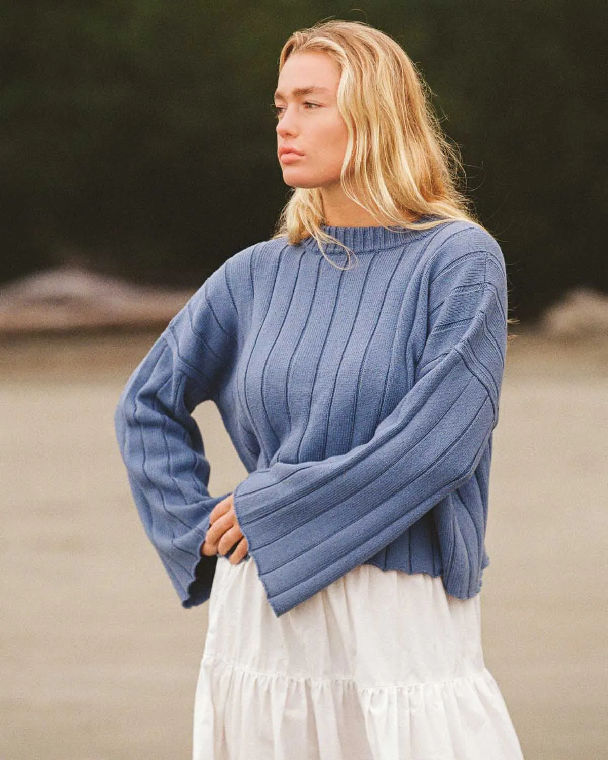 Last Chance | Muse Sweater | Blue Lagoon | XS sold by Harly Jae product image thumbnail 5