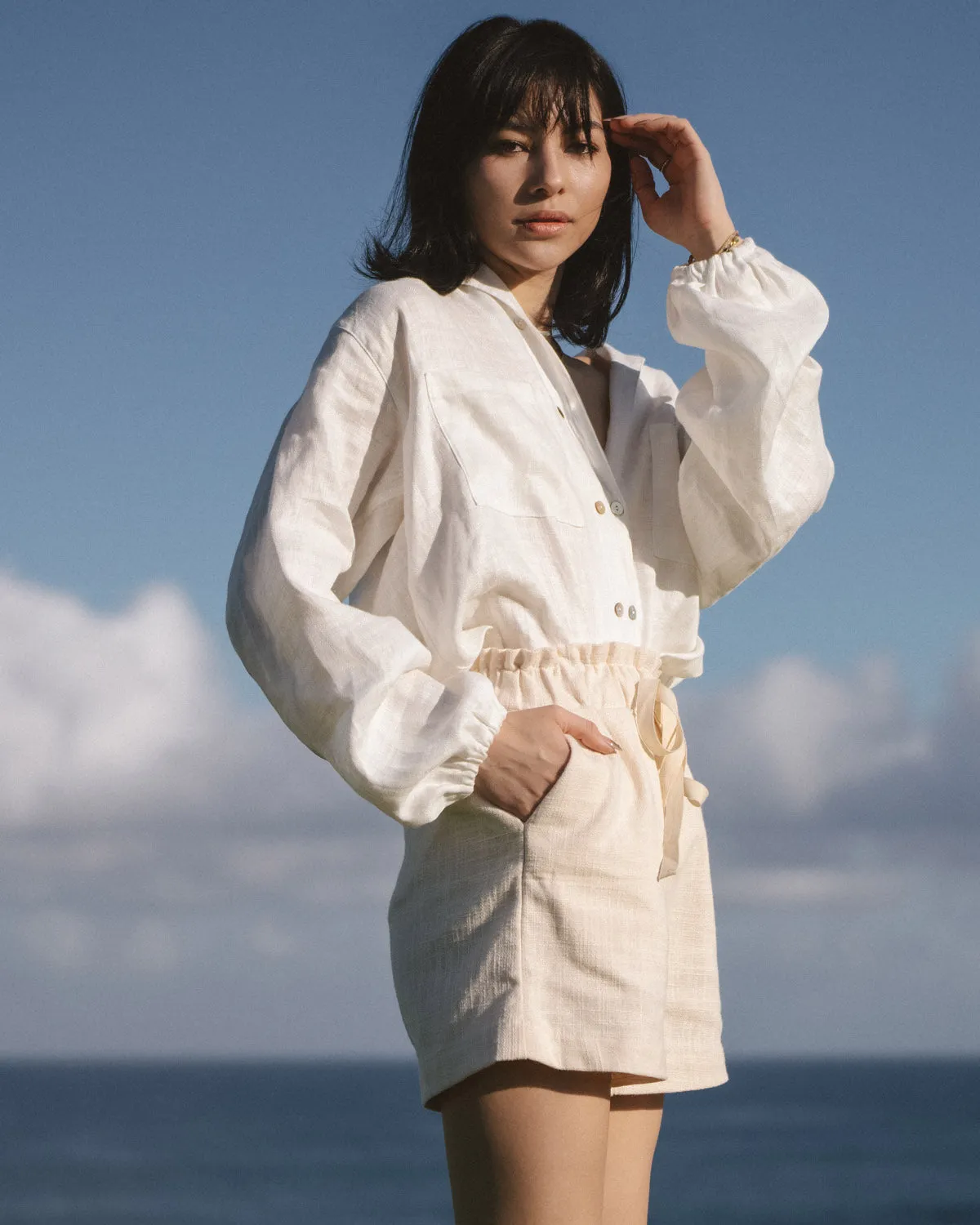 Sample | Cruz Shorts | Wheat | XS sold by Harly Jae product image thumbnail 3