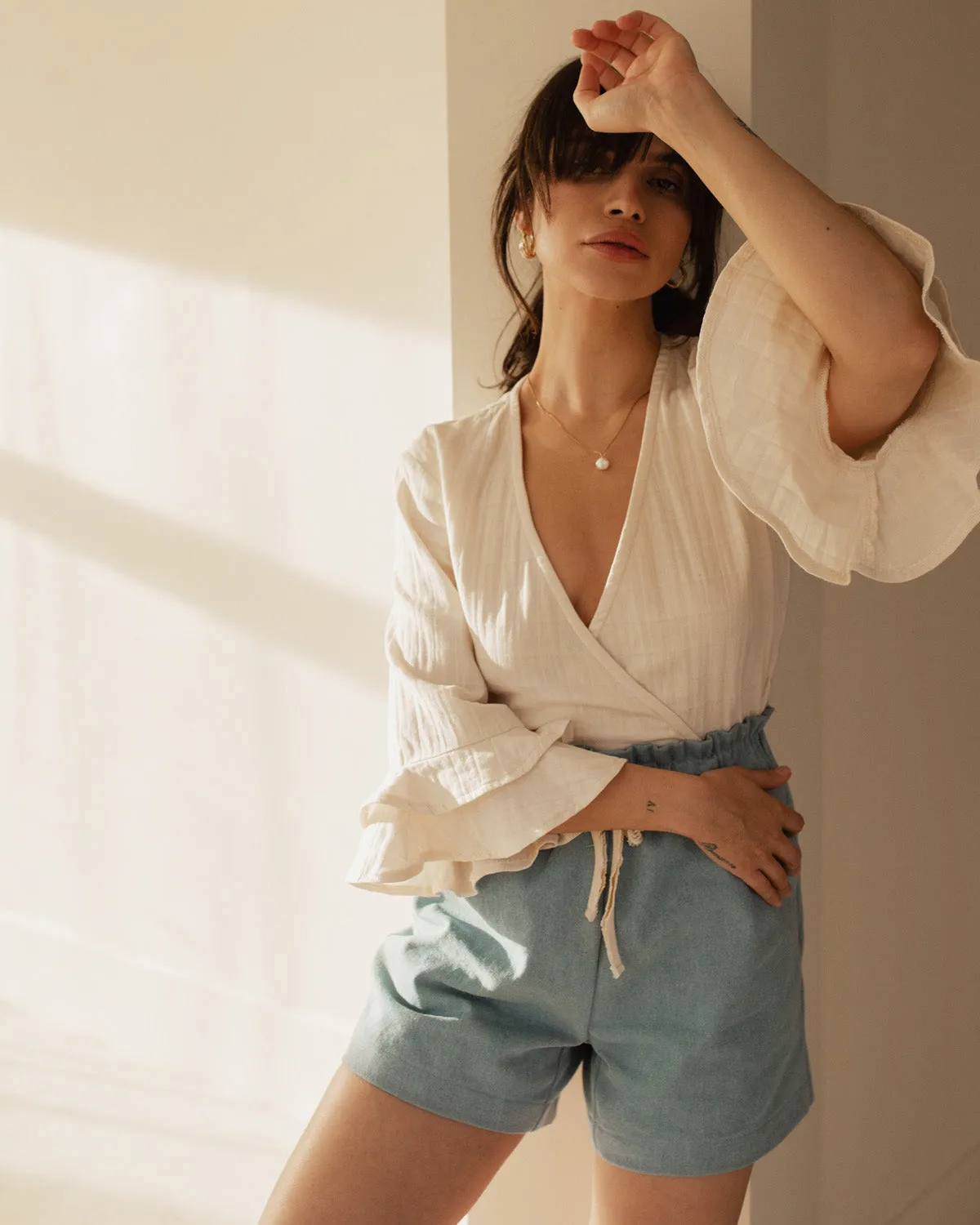 Sample | Cruz Shorts | Light Denim | XS sold by Harly Jae product image thumbnail 3