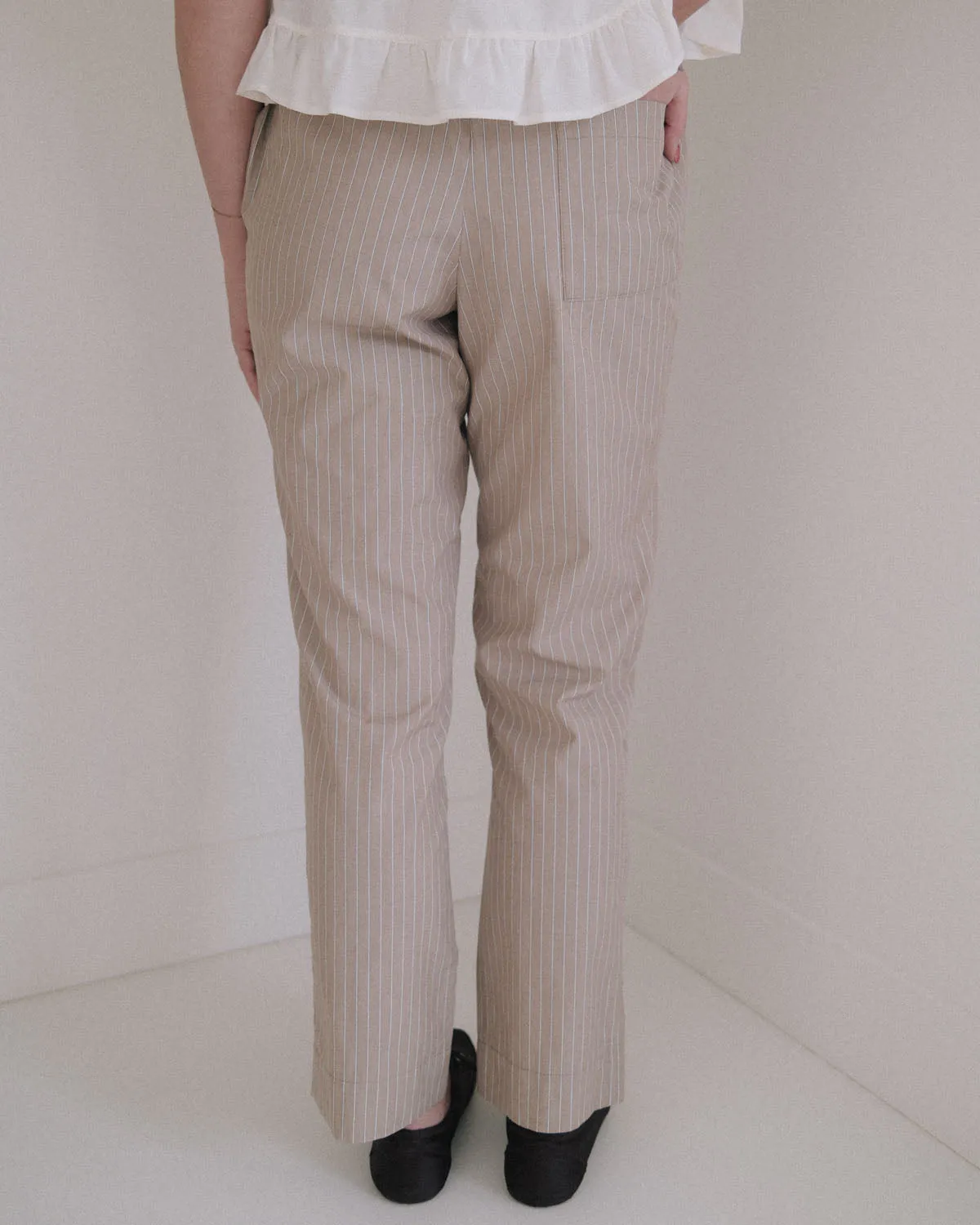 Easy Pants | Canvas Stripe sold by Harly Jae product image thumbnail 3