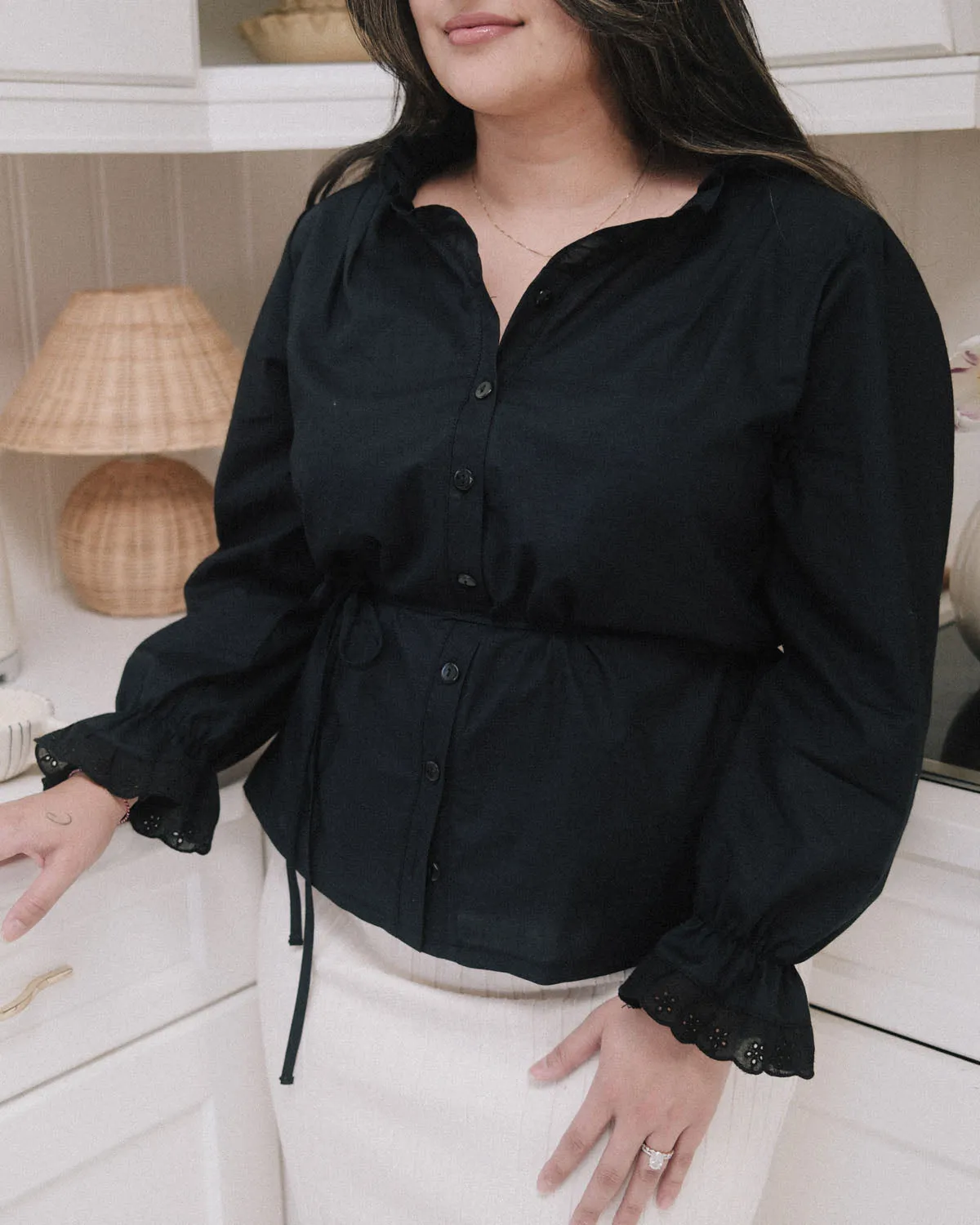 Le Chemisier Blouse | Black sold by Harly Jae product image thumbnail 5