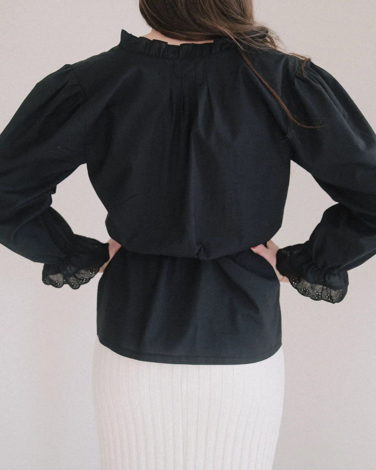Le Chemisier Blouse | Black sold by Harly Jae product image thumbnail 3