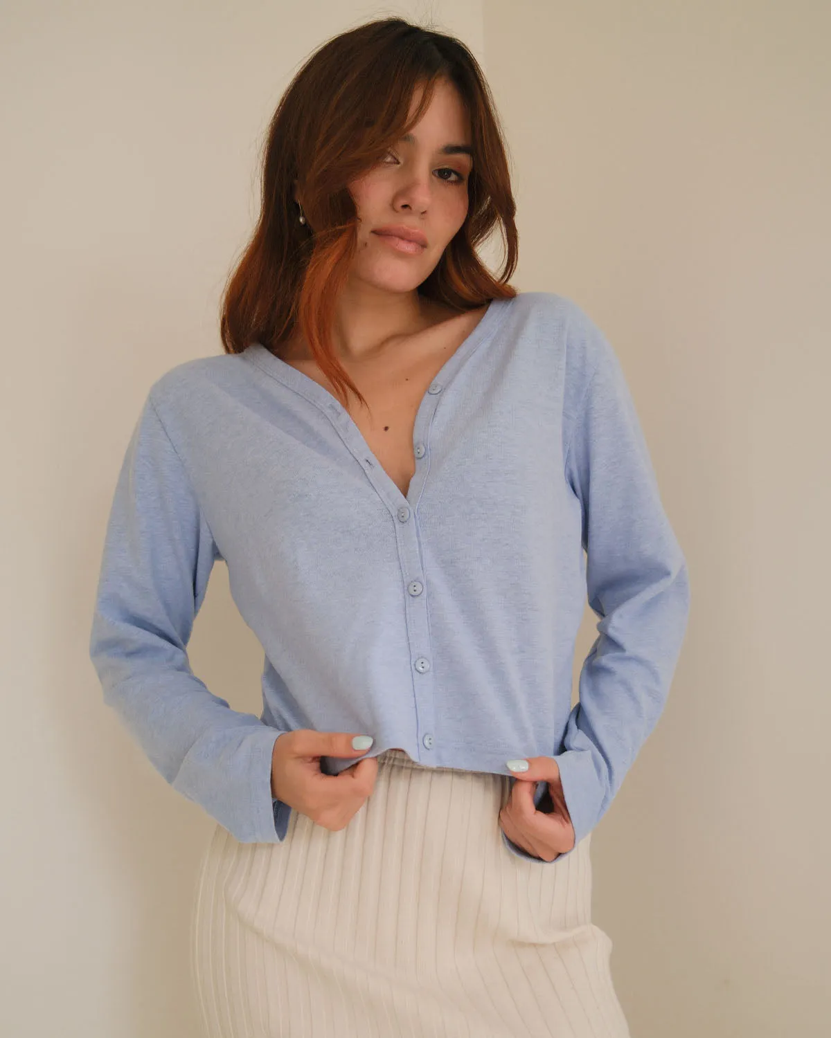 Casita Cardigan | Powder Blue sold by Harly Jae product image thumbnail 5